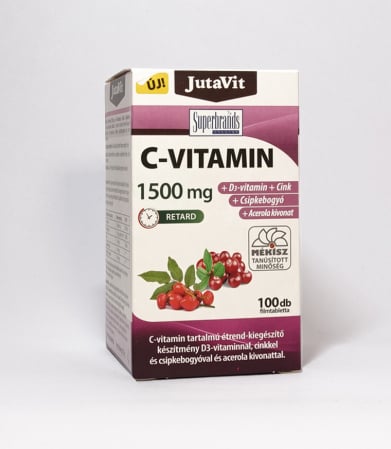 Jutavit Vitamina C 1500mg + Macese + Acerola + D3  100/cut [1]