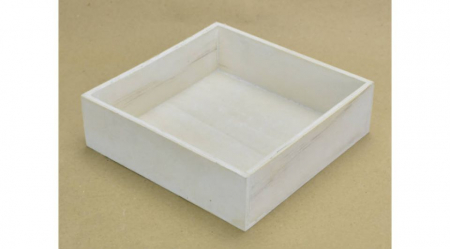 Lemn - Ladita decorativa rustica din lemn 20 x 20 x 6 cm