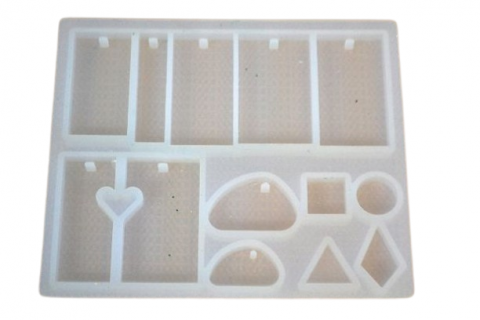 Modelare, turnare - Matrita modelaj din silicon -13 medalioane 15x13 cm-363906