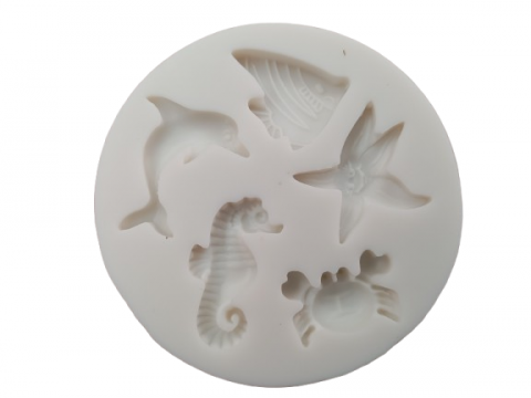Modelare, turnare - Matrita modelaj din silicon - animale marine