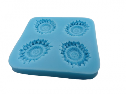 Modelare, turnare - Matrita modelaj din silicon- floarea soarelui