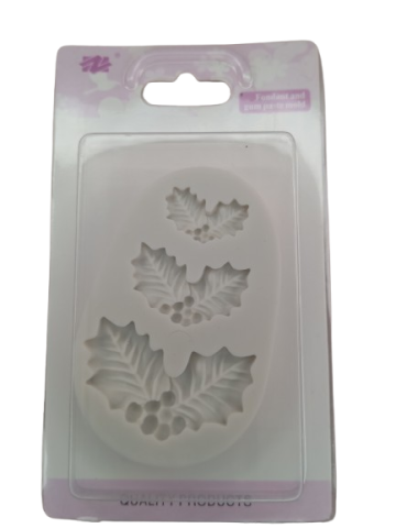 Matrita modelaj din silicon- frunze de ilex [3]