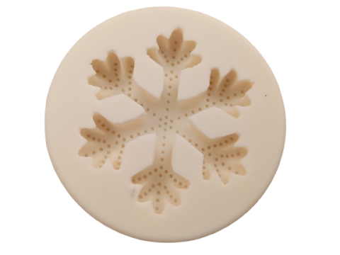Matrita modelaj din silicon- fulg de nea 5.5 cm [1]