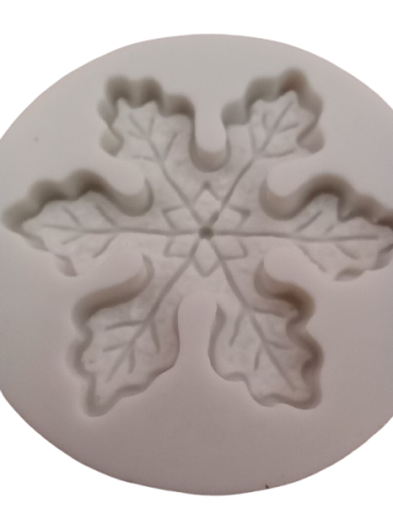 Matrita modelaj din silicon- fulg de nea 6 cm [2]