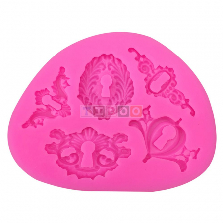 Matrita modelaj din silicon- Gauri chei (5buc) T0369 [3]