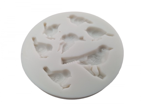 Modelare, turnare - Matrita modelaj din silicon- pasari