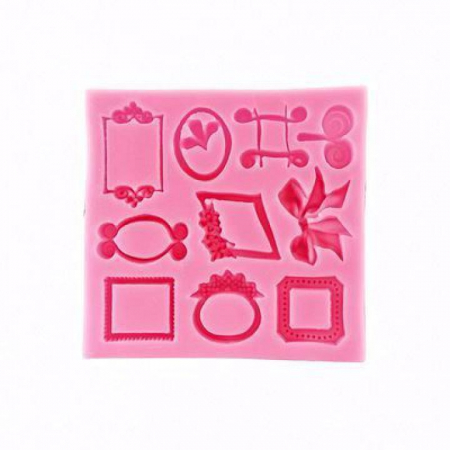 Modelare, turnare - Matrita modelaj din silicon- rame mini 2-4 cm