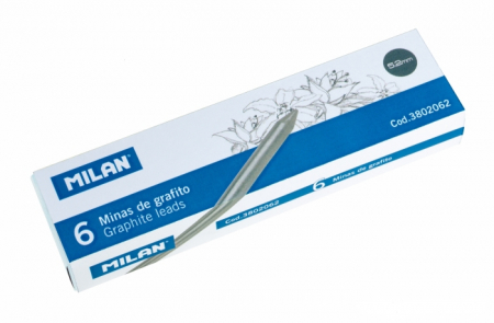 Mine, Rezerve - Mina creion mecanic Milan 5.2mm, 6 buc /set