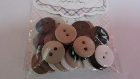 Diverse - Nasturi decorativi-30buc/set-15mm
