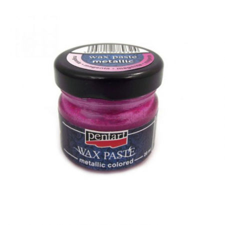Pasta ceara - Pasta ceara metalizata 20 ml- magenta
