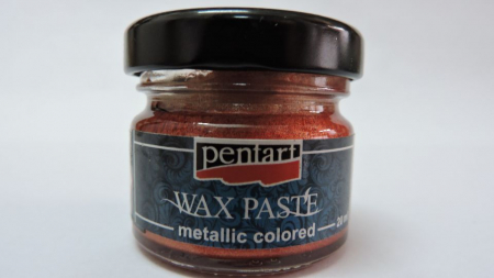 Pasta ceara - Pasta ceara metalizata 20 ml- rosu