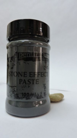 3D - Pasta cu efect de piatra- anthracite- 100 ml