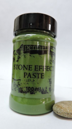 3D - Pasta cu efect de piatra-granit verde- 100 ml