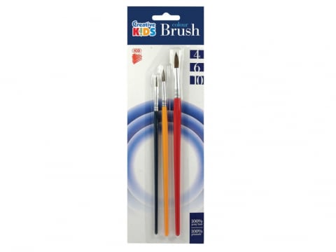 Accesorii pictat - Pensule rotunde ICO 3/set (4,6,10)
