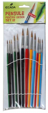 Accesorii pictat - Pensule set 12