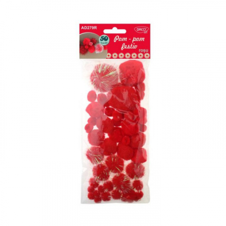 Pom-pom festiv - 50 buc/set [1]