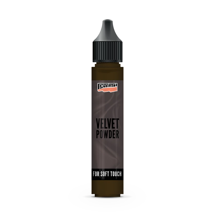 Pudra cu efect de catifea - Pudra cu efect de catifea 30 ml- maro inchis