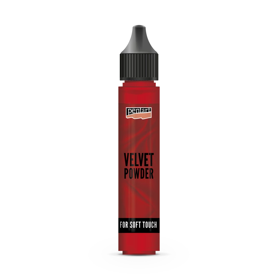 Pudra cu efect de catifea - Pudra cu efect de catifea- 30 ml- rosu