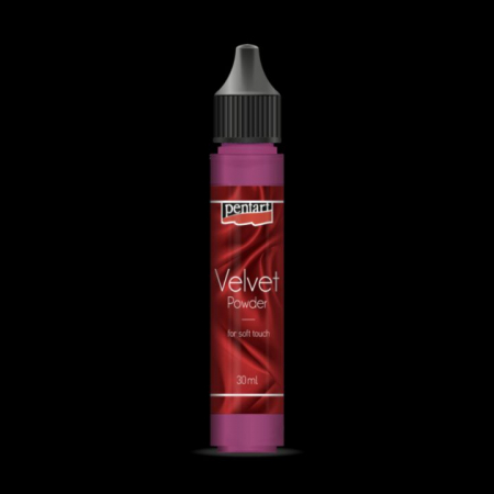 Pudra cu efect de catifea - Pudra cu efect de catifea- 30 ml- rosu