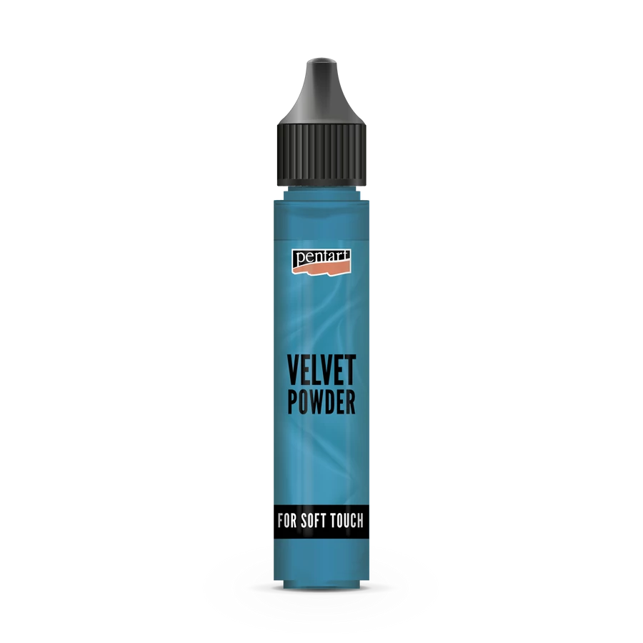 Pudra cu efect de catifea - Pudra cu efect de catifea 30 ml- turcoaz