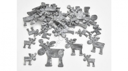 Figurine din lemn - Figurine din lemn Ren gri