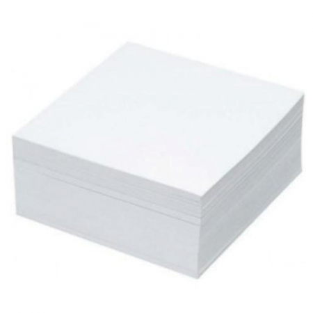 Hartie, carton - Cub hartie 85x85mm alb 400file