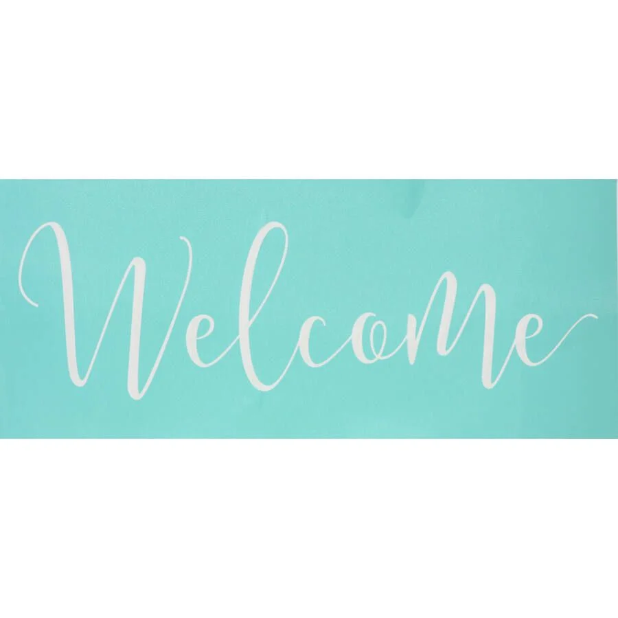 Sabloane - Sablon autoadeziv cu plasa "Welcome", 37 x 15 cm- 40135