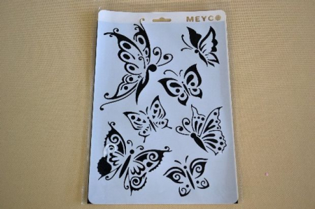 Sabloane - Sablon - fluturi 21 x 30 cm -358151