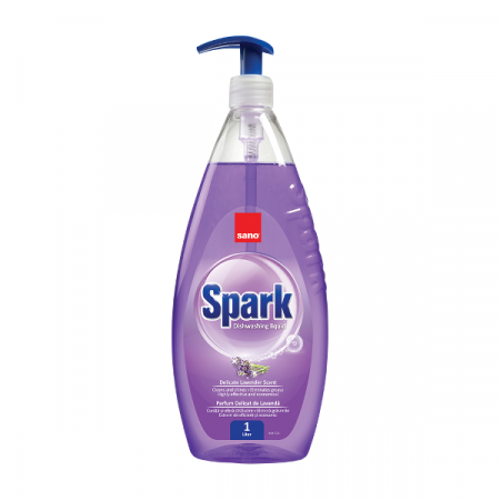 Bucatarii - Sano Spark 1L detergent vase cu pompita -Lavanda