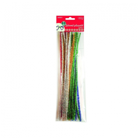 Sarma plusata - Sarma plusata cu sclipici- 25/set