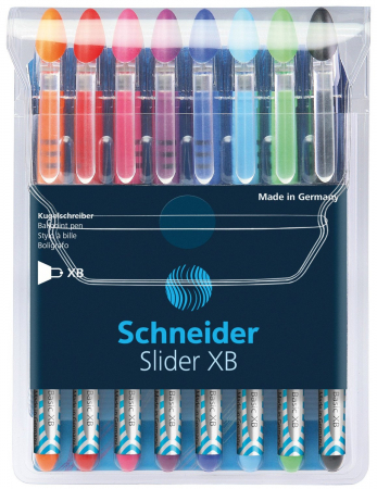 Pixuri gel, Rollere - Pix SCHNEIDER Slider XB 8buc/set