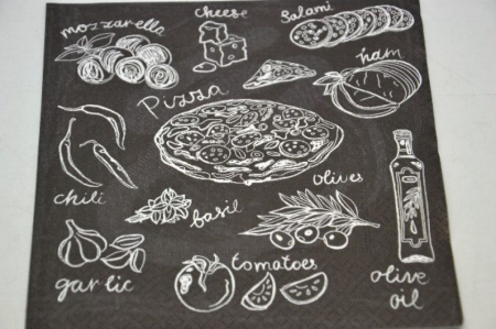 Servetele - Servetel decorativ 33x33 cm -  chalky kitchen