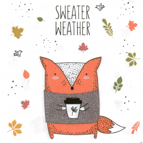 Servetele - Servetel decorativ "sweater weather" 30 x 30 cm
