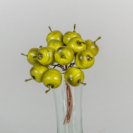 Craciun - Set 12 mere artificiale mate, 2 cm