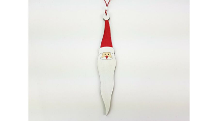 Set 2 ornamente de agatat din lemn 22 cm [2]