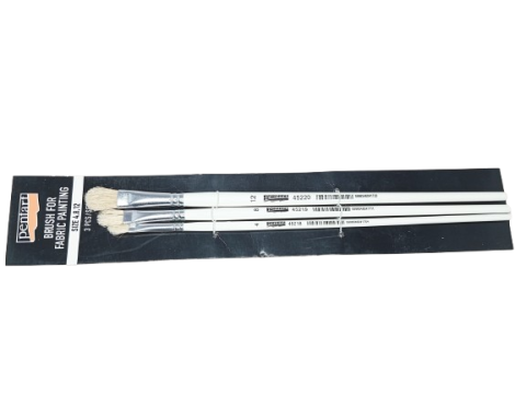 HOBBY: Unelte & Accesorii - Set 3 pensule pt textile