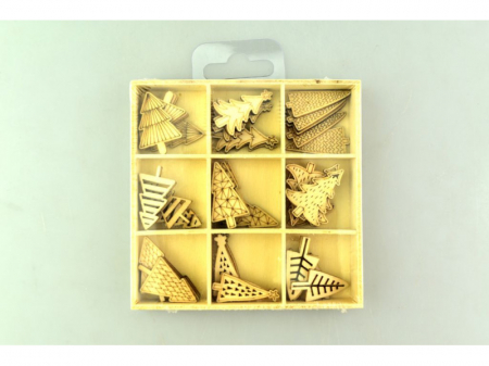 Figurine din lemn - Set 45 figurine din lemn- braduti 355496