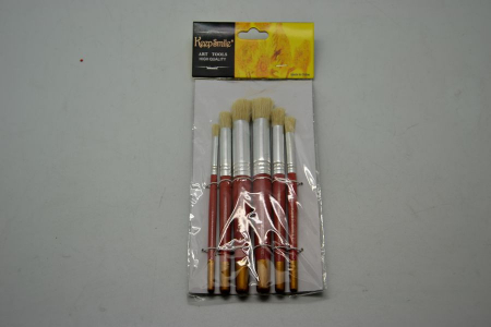 Accesorii pictat - Set 6 pensule pentru sabloane
