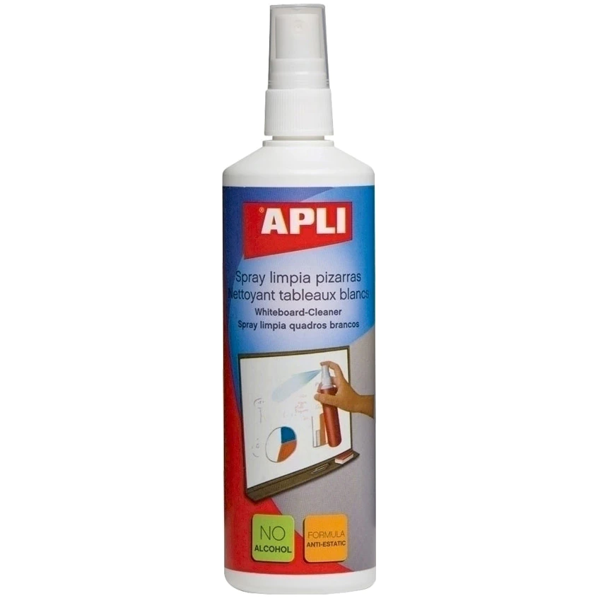 Accesorii panouri, table - Spray curatare tabla magnetica 250ml Apli
