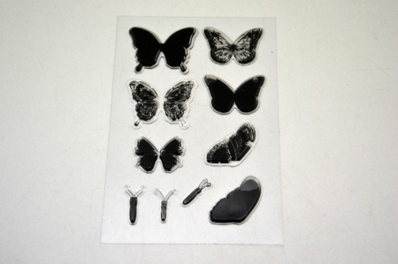 HOBBY: Unelte & Accesorii - Stampila netusata 3D fluturi