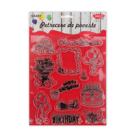 HOBBY: Unelte & Accesorii - Stampila netusata "Petrecere de poveste"
