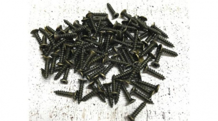 HOBBY: Unelte & Accesorii - Surub 2 bronz antic- 100/set