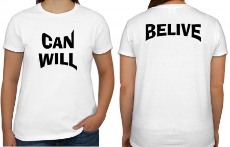 Cadouri, Obiecte personalizate - Tricou LADY - Can Will Belive 1