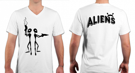 Cadouri, Obiecte personalizate - Tricou V MEN - Alien 1
