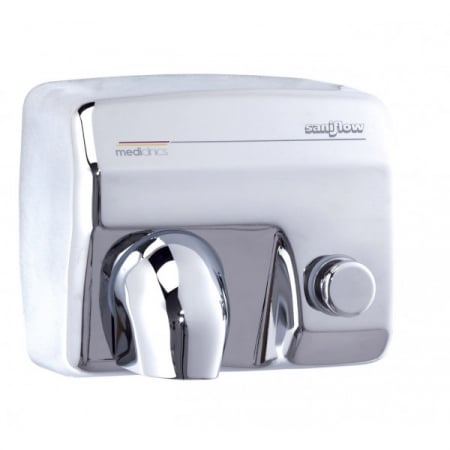 Uscatoare - Uscator de maini SANIFLOW, inox lucios, actionare cu buton