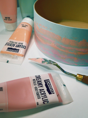 Vopsea acrilica cremoasa 60 ml- alb [5]