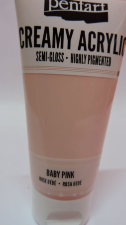 Vopsea acrilica cremoasa 60 ml-  baby pink [0]