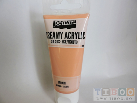 Cremoase - Vopsea acrilica cremoasa 60 ml- somon