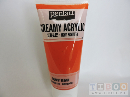 Cremoase - Vopsea acrilica cremoasa 60 ml- trompet flower
