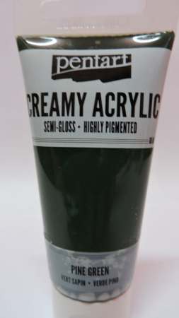 Cremoase - Vopsea acrilica cremoasa 60 ml- verde pin